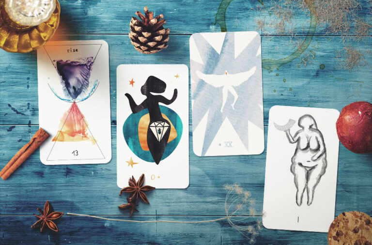 Die 4 großen Arkana im New Timeline Tarot